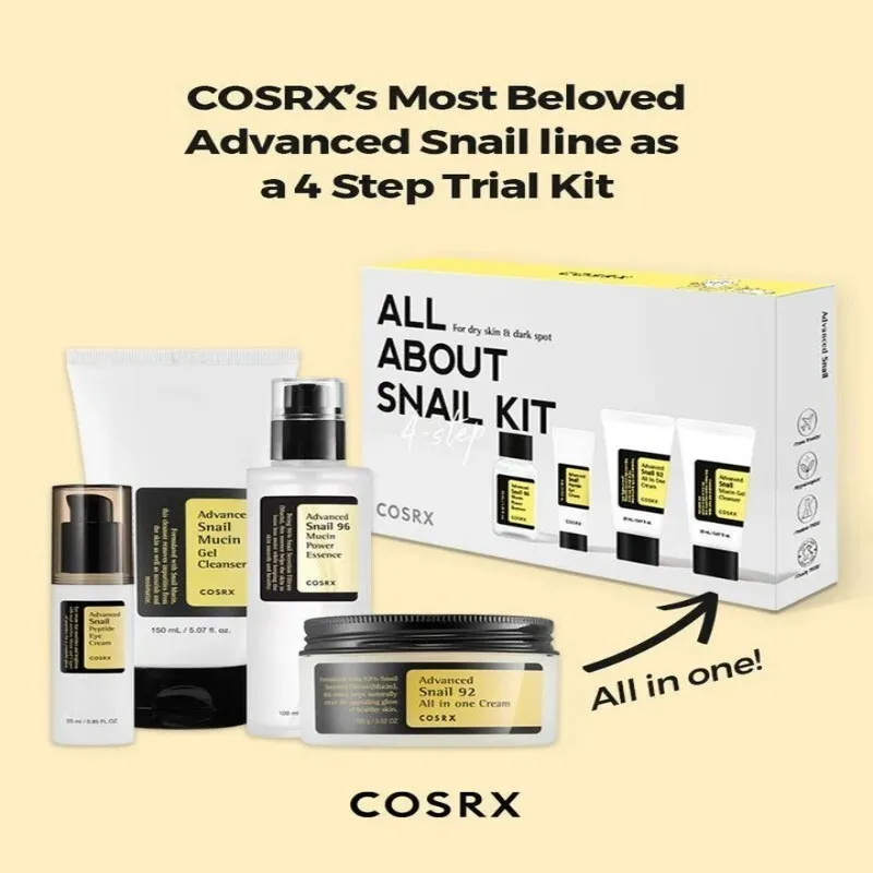 COSRX ALL ABOUT SNAIL KIT 4-step