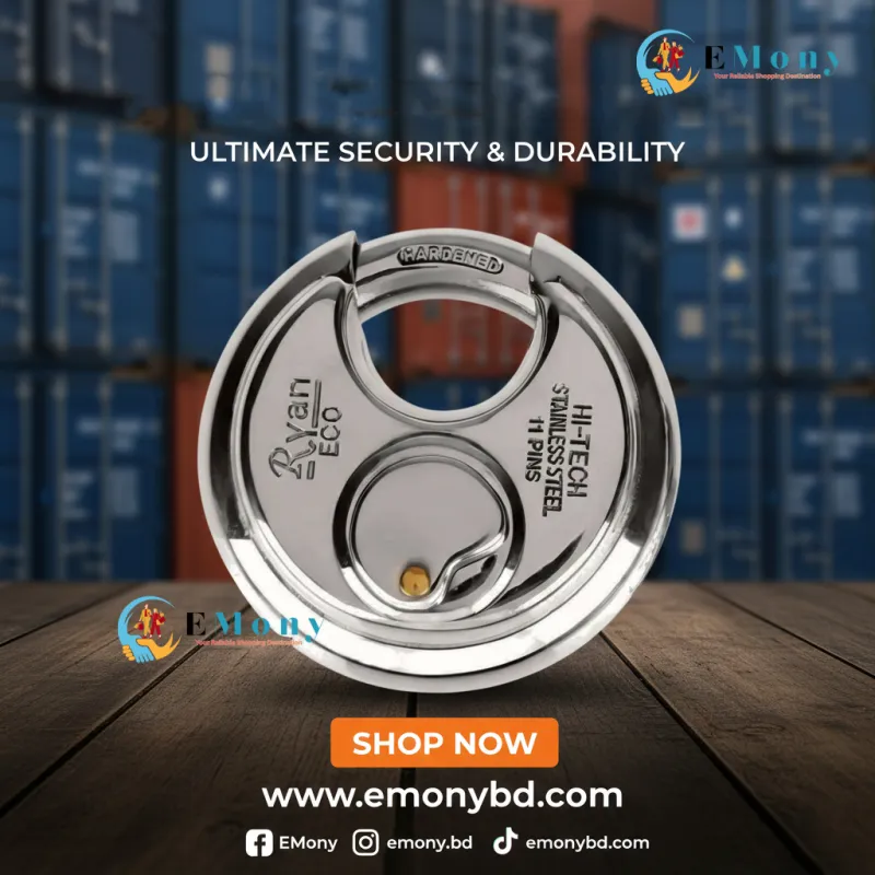 Heavy-Duty 90mm Stainless Steel Ultra Disc Lock