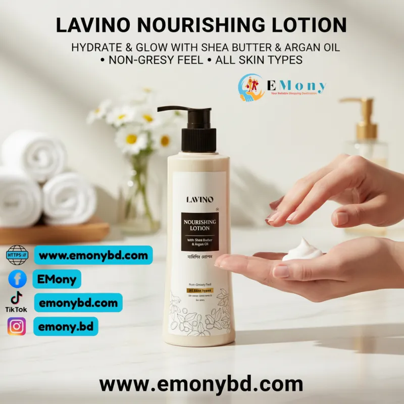 Lavino Nourishing Lotion with Shea Butter & Argan Oil