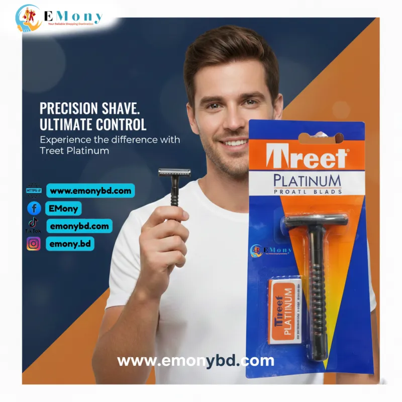 Treet Platinum Safety Razor Single Piece